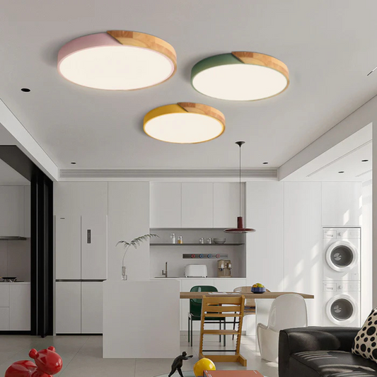 Éclairage Plafond LED Scandinave Chic - Image 1