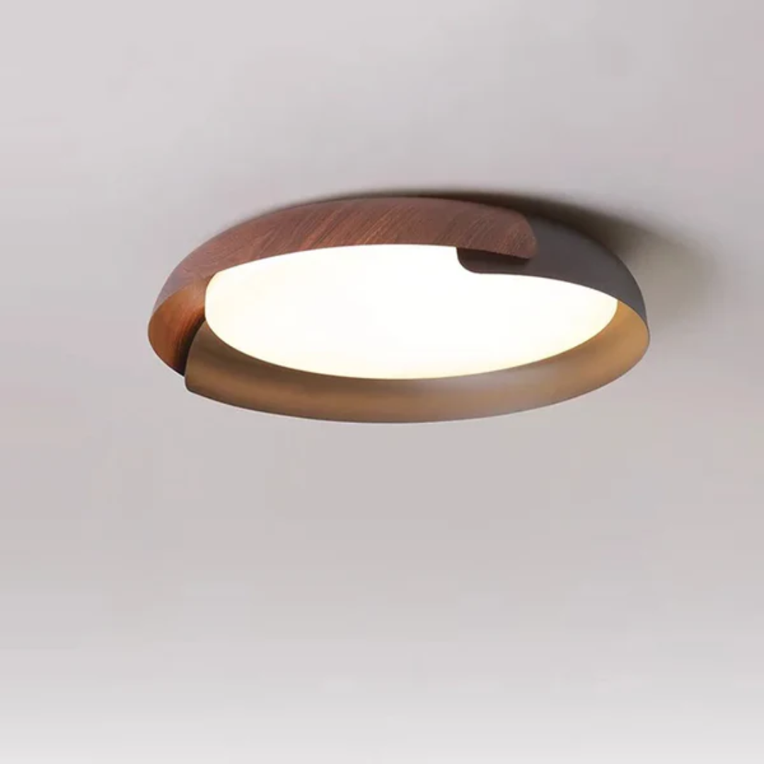 Plafond lumineux en bois design naturel - Image 3