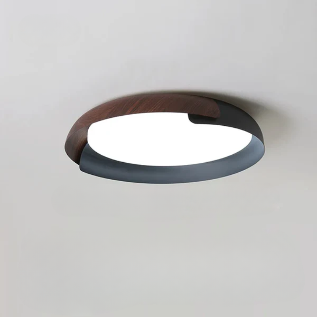 Plafond lumineux en bois design naturel - Image 4
