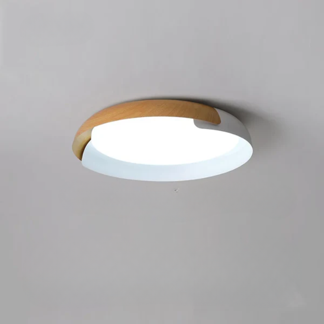Plafond lumineux en bois design naturel - Image 5