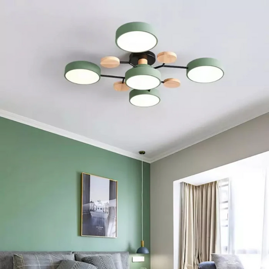 Plafonnier LED Design Moderne Éclairant - Image 2