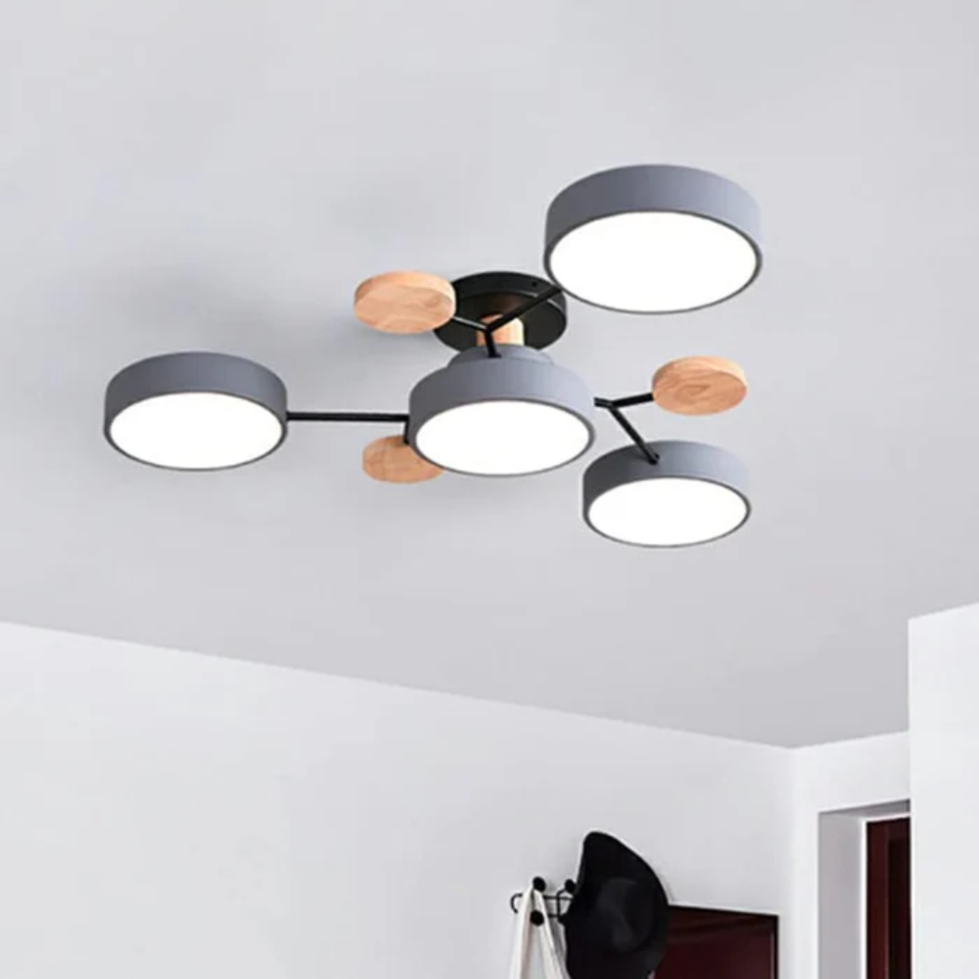 Plafonnier LED Design Moderne Éclairant - Image 4