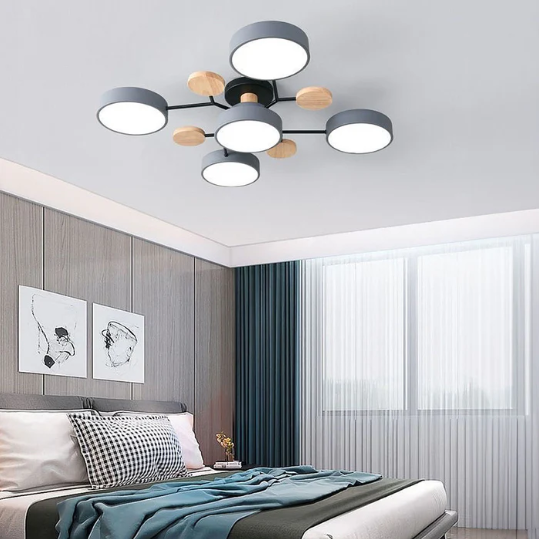 Plafonnier LED Design Moderne Éclairant - Image 5