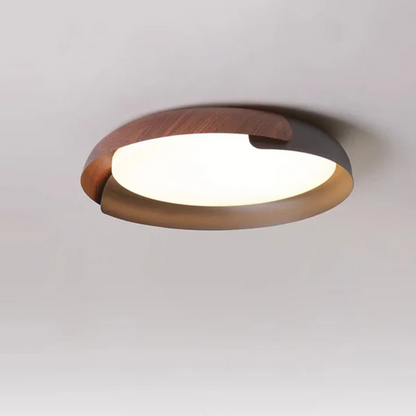 Plafond lumineux en bois design naturel - Image 3